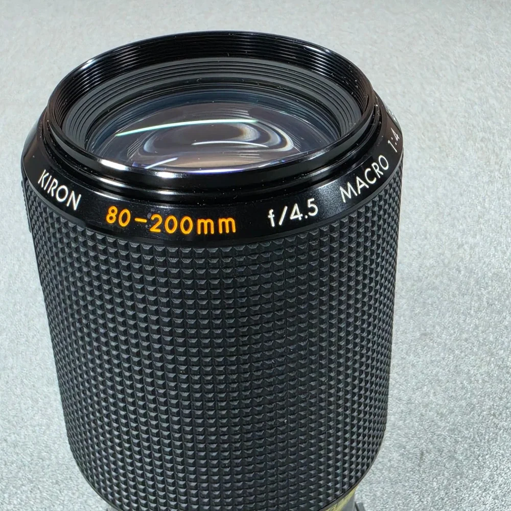 Kiron 80-200mm f/4.5 Macro Zoom Lens for Nikon AI Mount Black Excellent